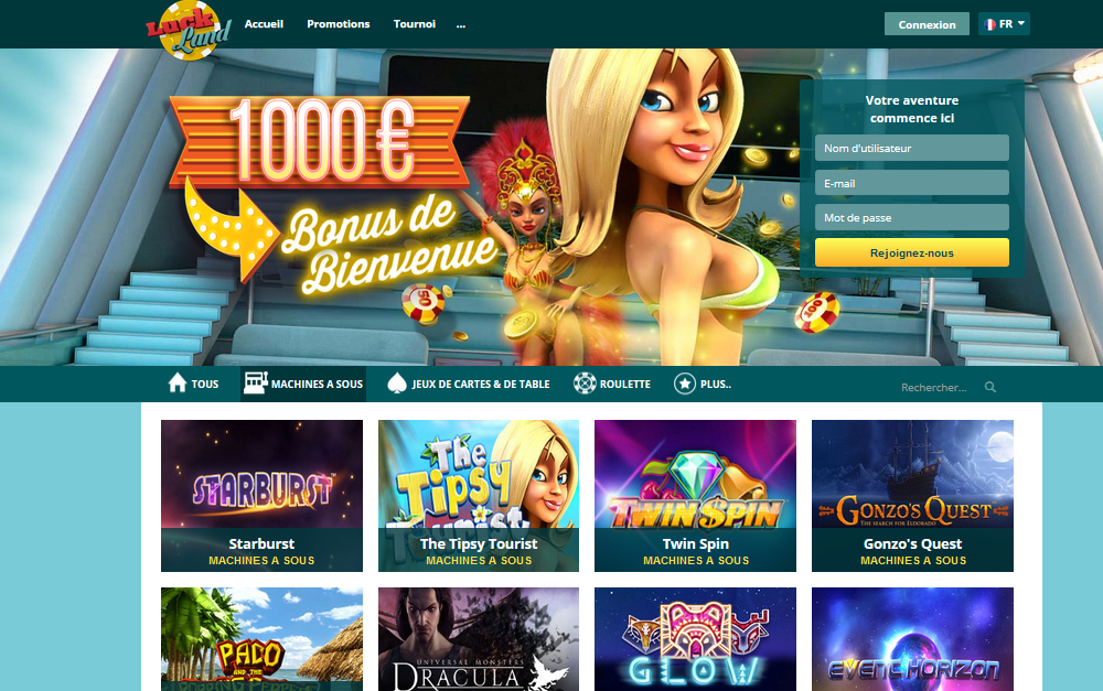 Le bon avis sur le nouveau casino en ligne Luckland